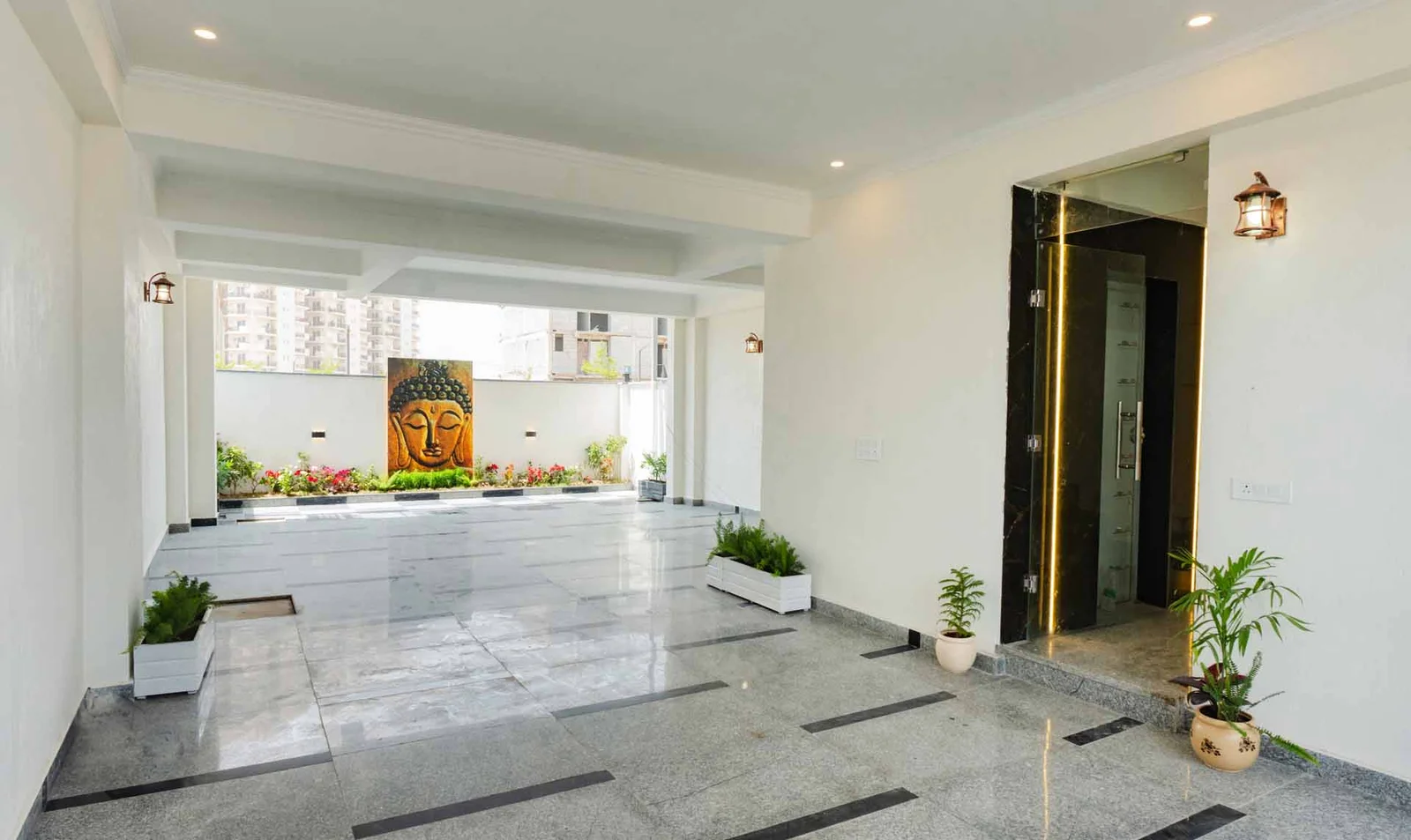 Rising Palm Floors — Entry Area